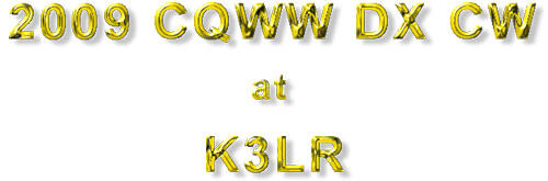2009 CQWW DX CW at K3LR