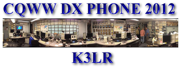 CQWW DX PHONE 2012 at K3LR