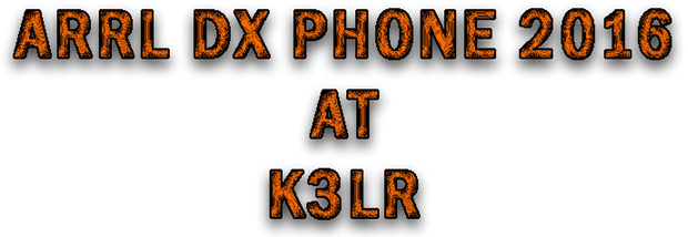 ARRL DX PHONE 2016 AT K3LR