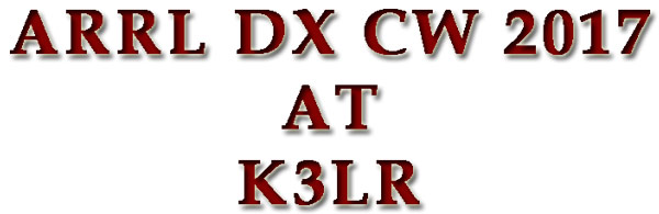 ARRL DX CW 2016 AT K3LR