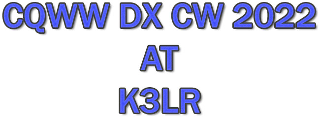 CQWW DX CW 2022 AT K3LR