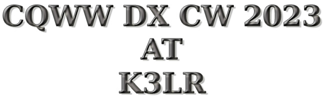 CQWW DX CW 2023 AT K3LR