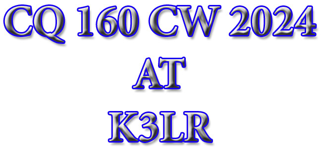CQ 160 CW 2024 AT K3LR