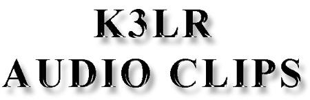 K3LR CONTEST AUDIO CLIPS