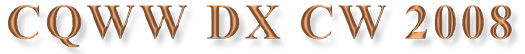 CQWW DX CW 2008