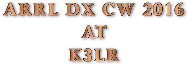 ARRL DX CW 2016 AT K3LR