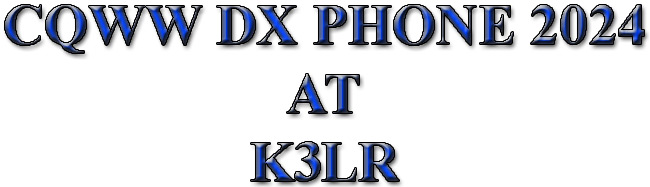 CQWW DX PHONE 2024 AT K3LR