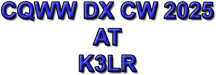 CQWW DX CW 2024 at K3LR