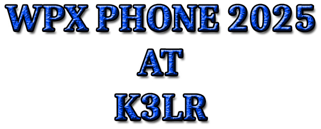WPX PHONE 2025 AT K3LR