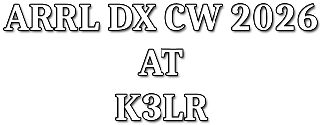 ARRL DX CW 2026 AT K3LR