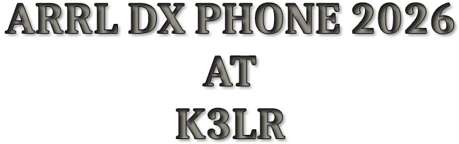 ARRL DX PHONE 2026 AT K3LR